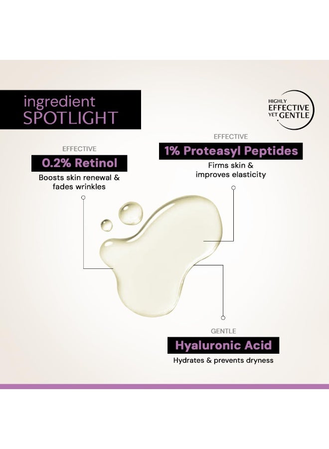 Deconstruct 0.2% Retinol Face Serum With 1% Peptide | Beginner Friendly | Anti Aging, Night Face Serum To Reduce Fine Lines & Wrinkles | For Men & Women | Beginner Friendly | 30 Ml - Image 4